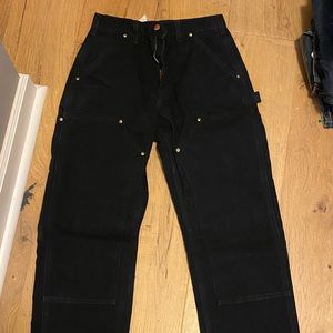 Carhartt double duck dungaree work pants cargo